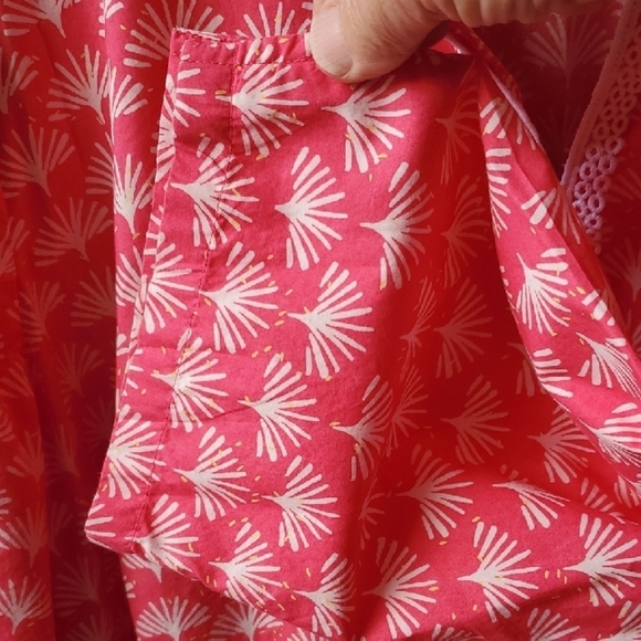 Talbots Pink With Lace Trim Tunic - Picture 7 of 9